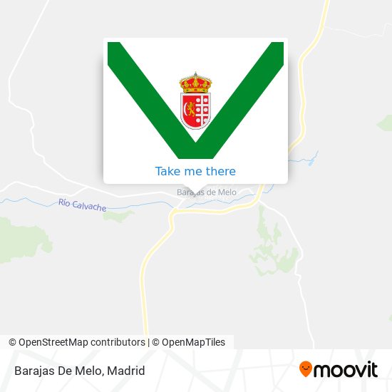 mapa Barajas De Melo