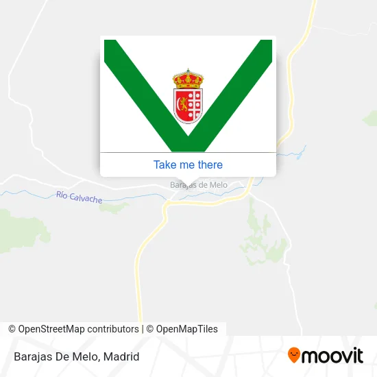 Barajas De Melo map