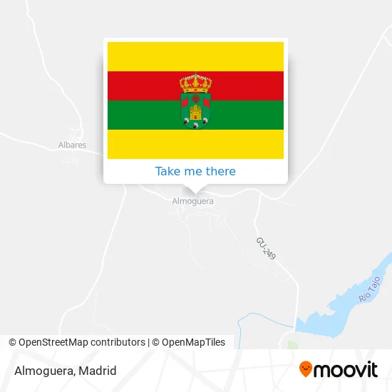 Almoguera map