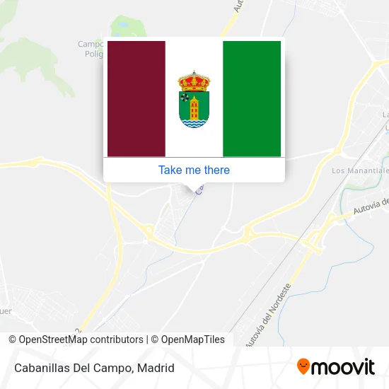 Cabanillas Del Campo map