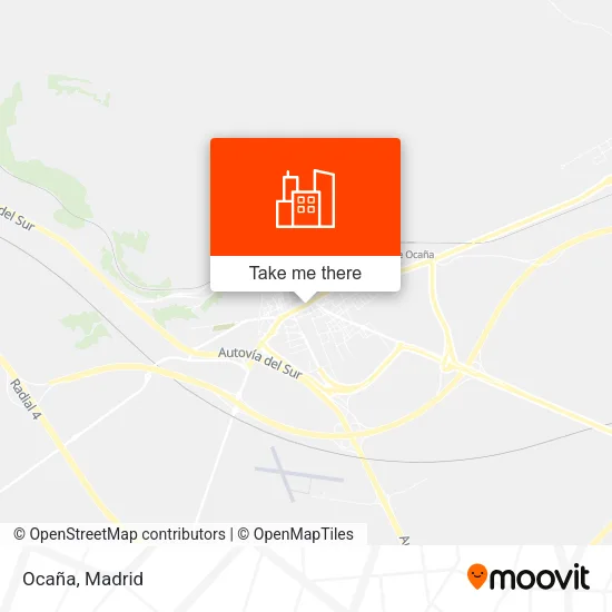 Ocaña map