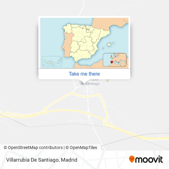 mapa Villarrubia De Santiago