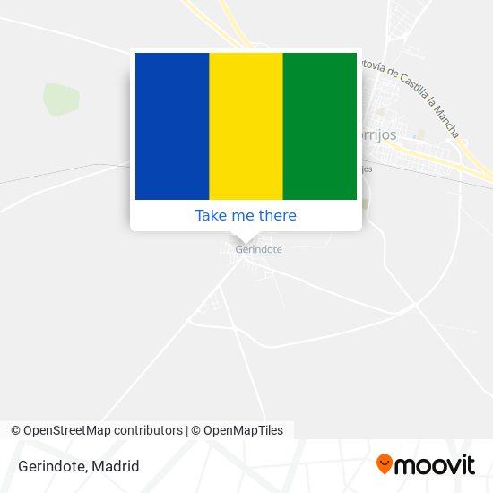 mapa Gerindote