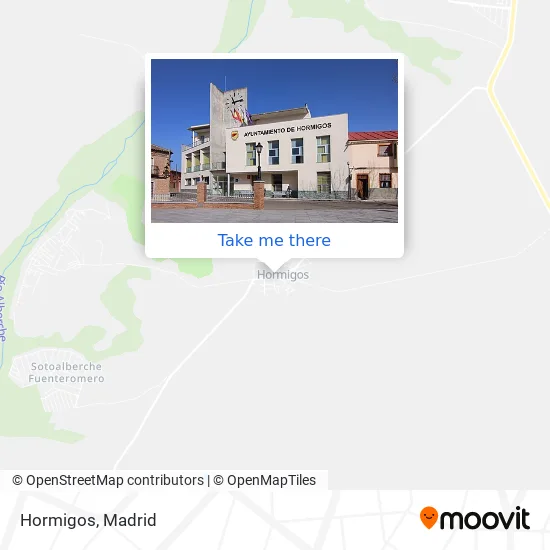 Hormigos map