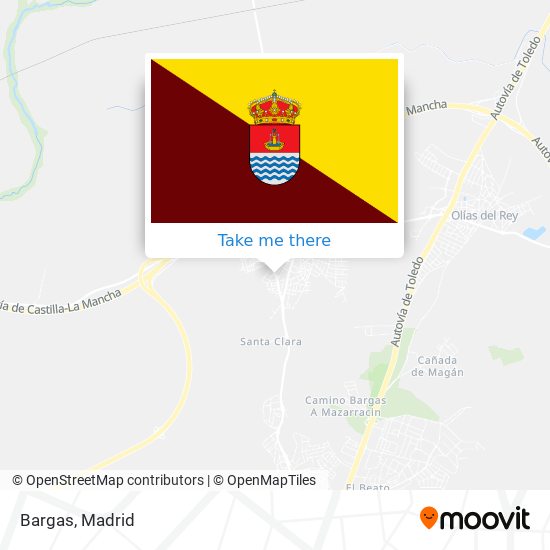 Bargas map