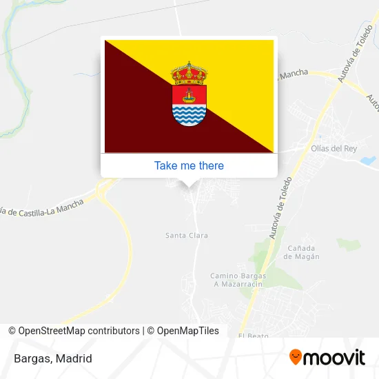 Bargas map