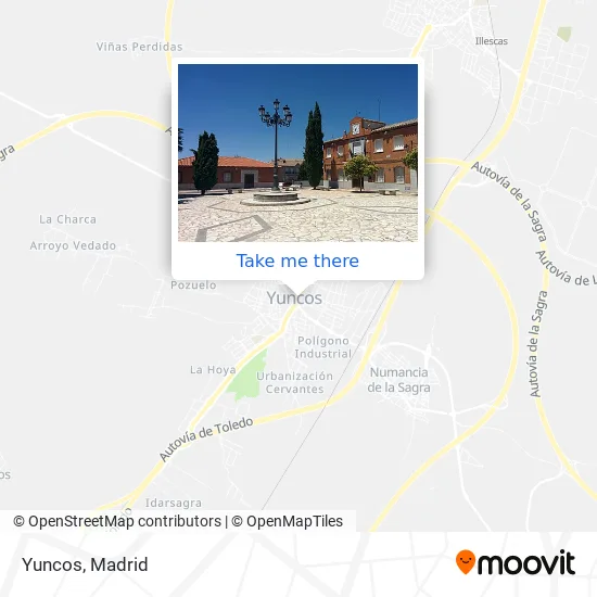 Yuncos map