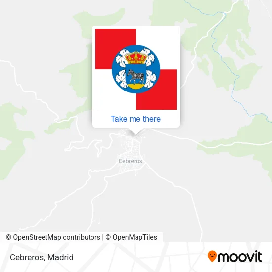 Cebreros map
