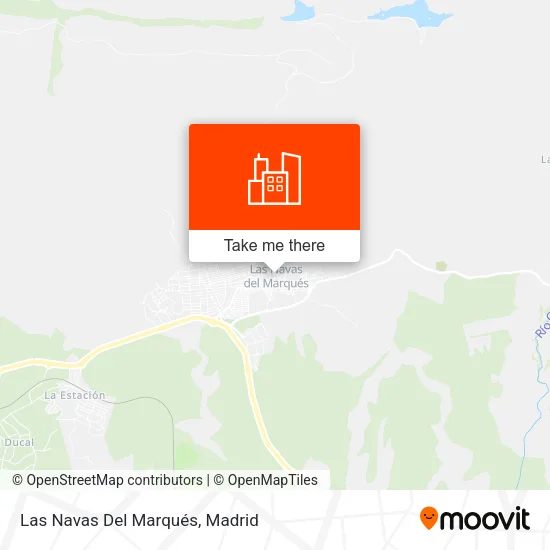 Las Navas Del Marqués map