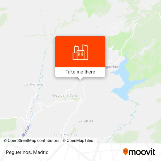 Peguerinos map