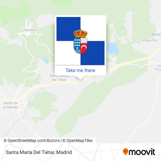 mapa Santa María Del Tiétar