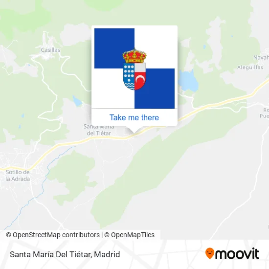Santa María Del Tiétar map