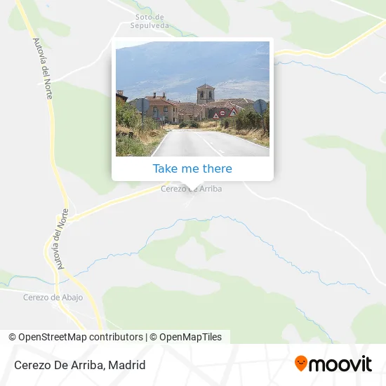 Cerezo De Arriba map