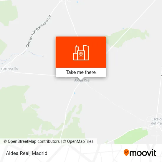 Aldea Real map