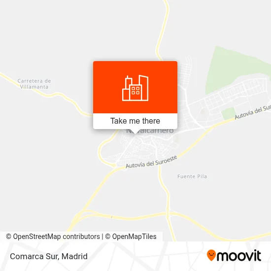 Comarca Sur map