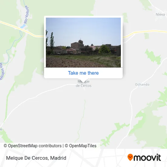 Melque De Cercos map
