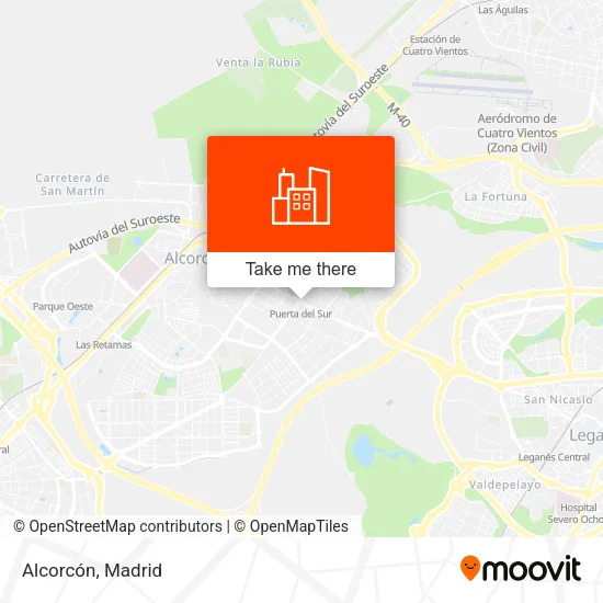 Alcorcón map