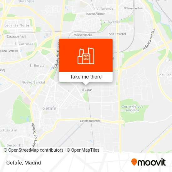 Getafe map