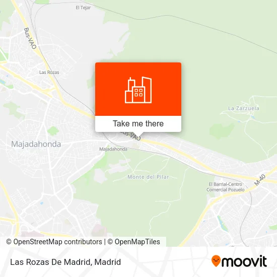 Las Rozas De Madrid map
