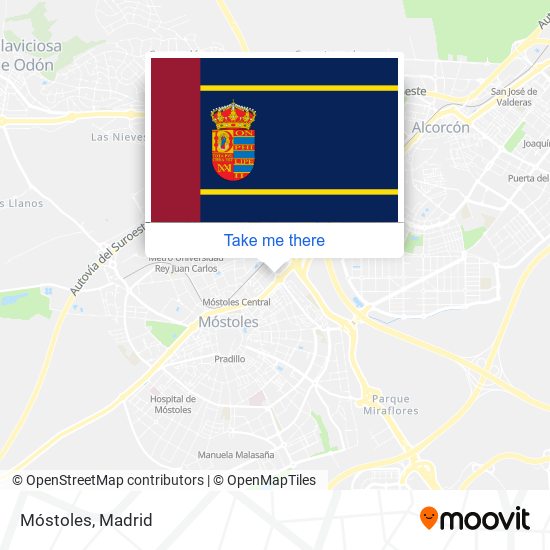 Móstoles map