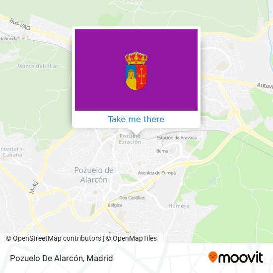 mapa Pozuelo De Alarcón