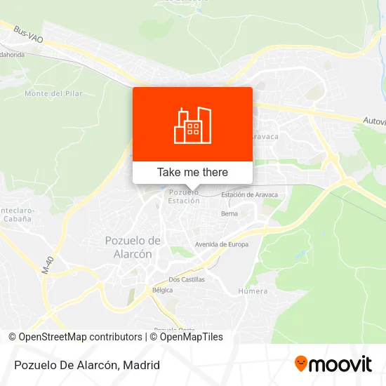 Pozuelo De Alarcón map