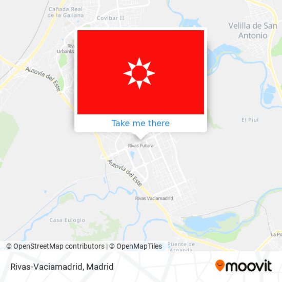 mapa Rivas-Vaciamadrid