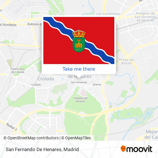 mapa San Fernando De Henares