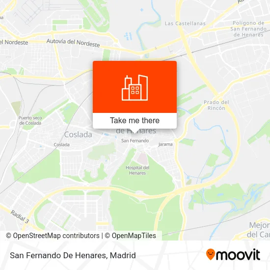 San Fernando De Henares map
