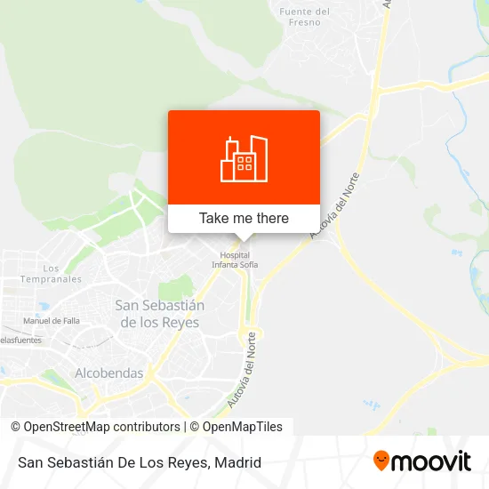 San Sebastián De Los Reyes map