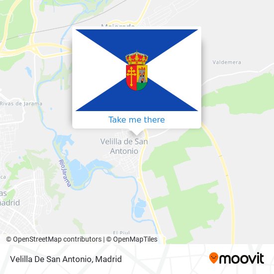 mapa Velilla De San Antonio