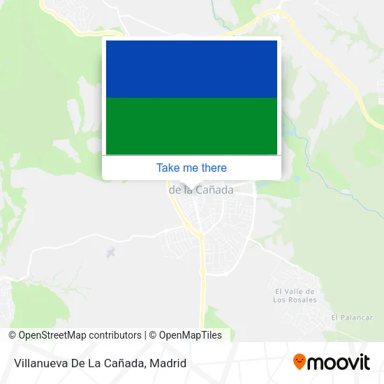 Villanueva De La Cañada map