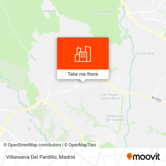 Villanueva Del Pardillo map