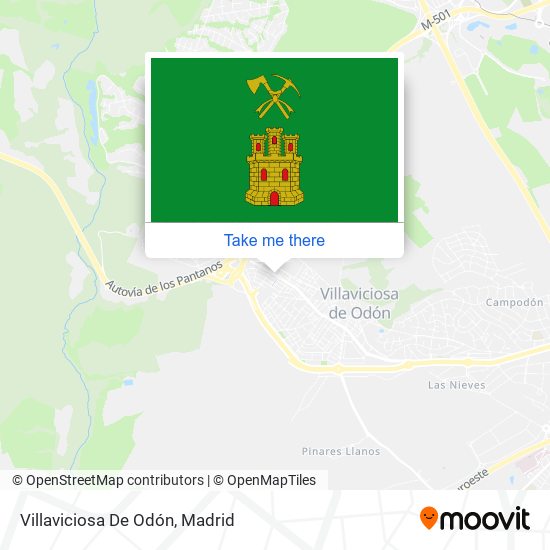 Villaviciosa De Odón map