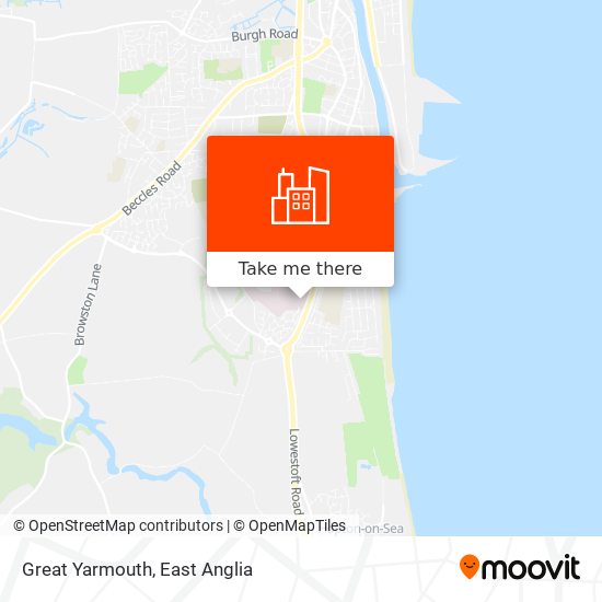 Great Yarmouth map