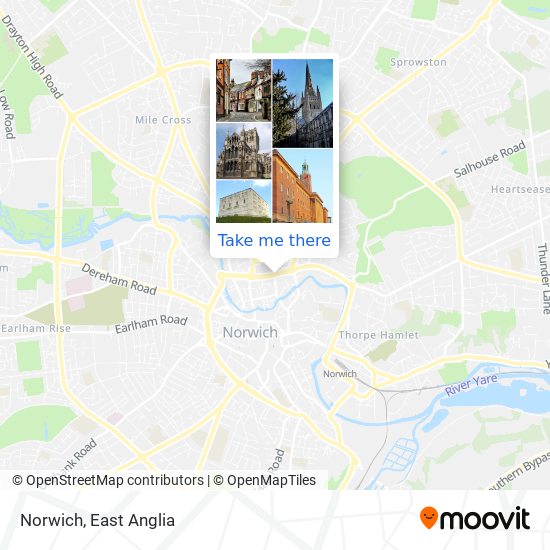 Norwich map