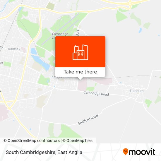 South Cambridgeshire map