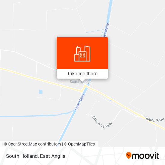 South Holland map