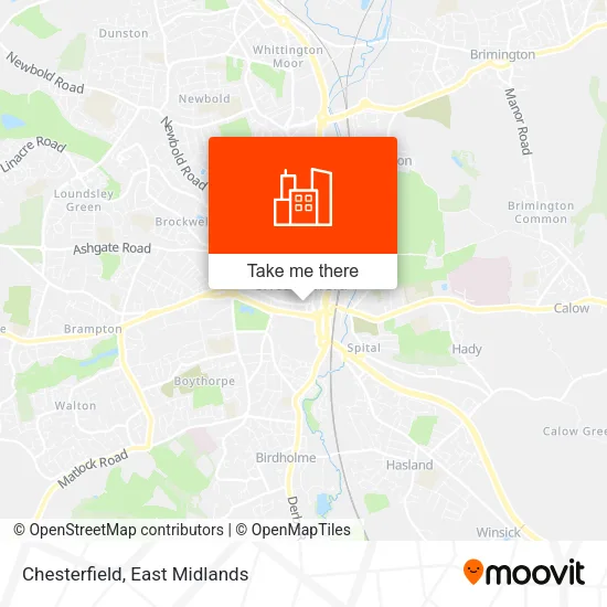 Chesterfield map