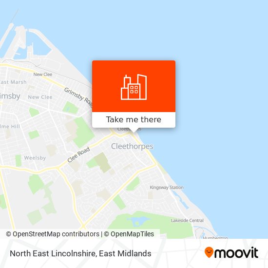 North East Lincolnshire map