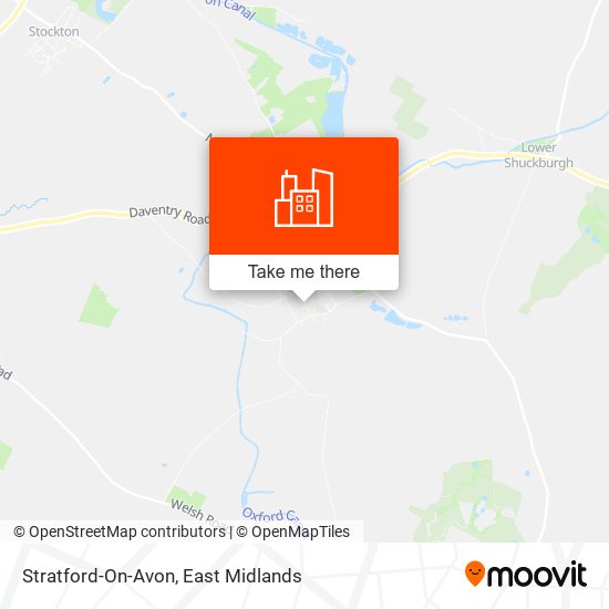 Stratford-On-Avon map