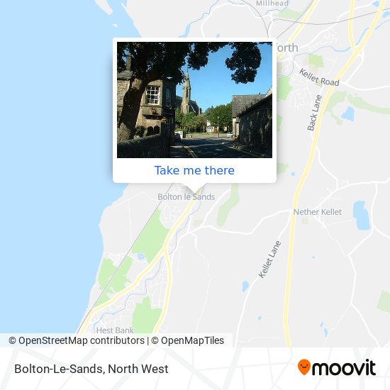 Bolton-Le-Sands map