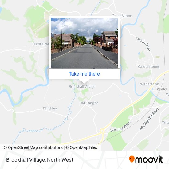 Brockhall Village map