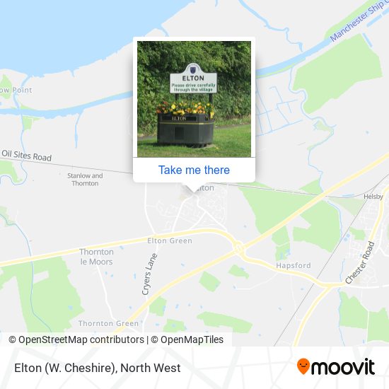 Elton (W. Cheshire) map