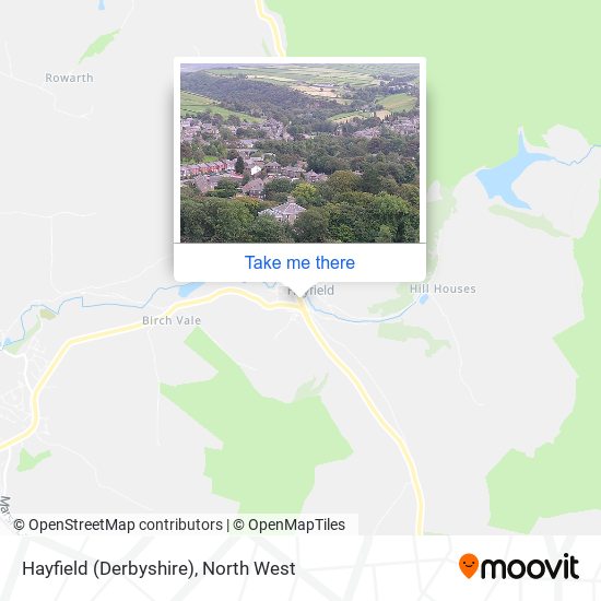 Hayfield (Derbyshire) map