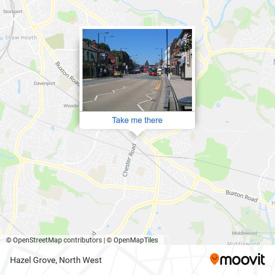 Hazel Grove map