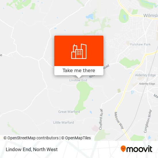 Lindow End map