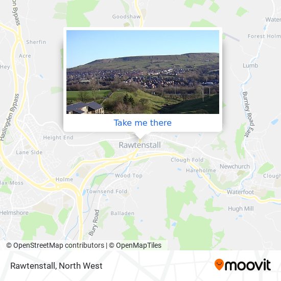Rawtenstall map