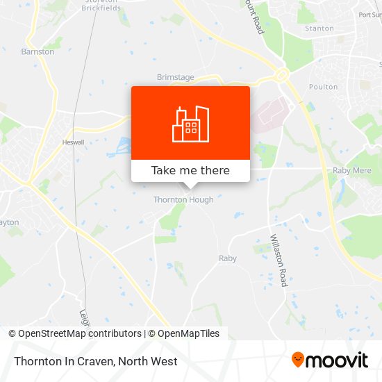 Thornton In Craven map