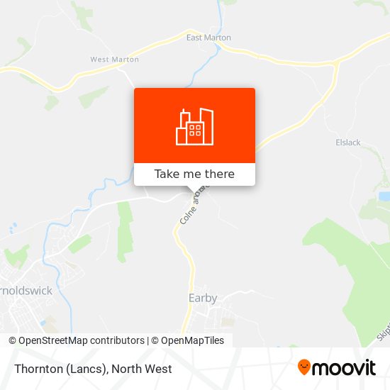 Thornton (Lancs) map